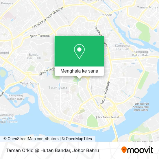 Peta Taman Orkid @ Hutan Bandar
