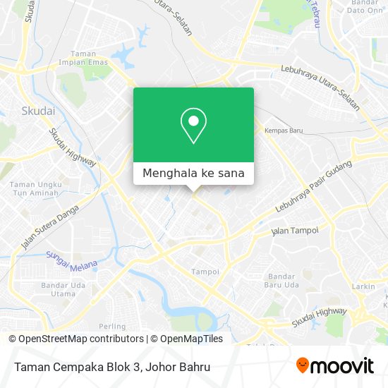 Peta Taman Cempaka Blok 3