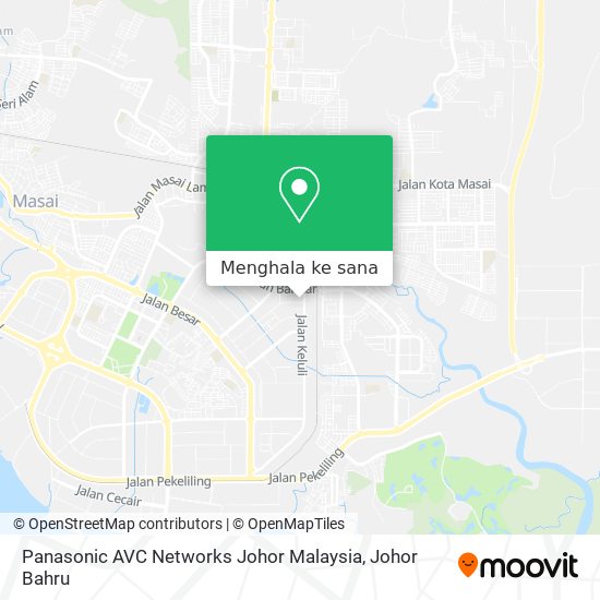 Peta Panasonic AVC Networks Johor Malaysia