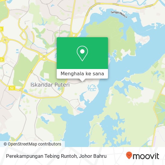 Peta Perekampungan Tebing Runtoh