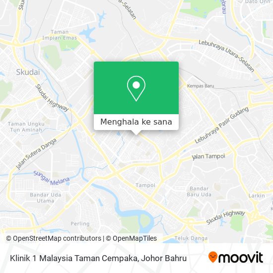 Peta Klinik 1 Malaysia Taman Cempaka