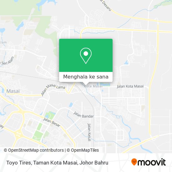 Peta Toyo Tires, Taman Kota Masai