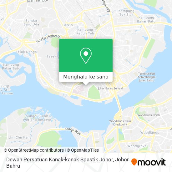 Peta Dewan Persatuan Kanak-kanak Spastik Johor