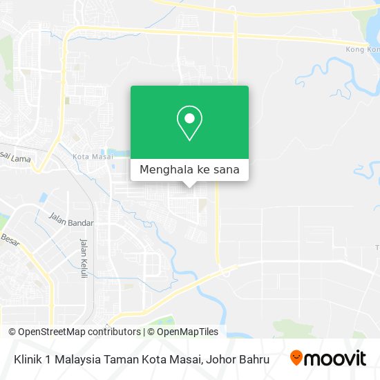 Peta Klinik 1 Malaysia Taman Kota Masai