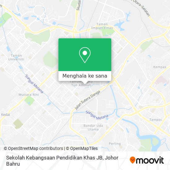 Peta Sekolah Kebangsaan Pendidikan Khas JB