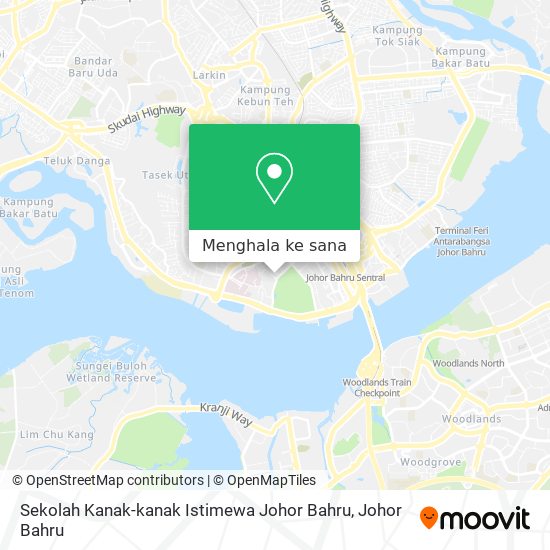 Peta Sekolah Kanak-kanak Istimewa Johor Bahru