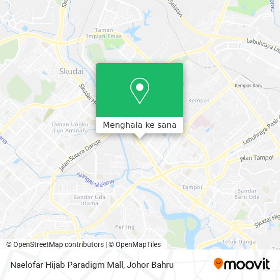 Peta Naelofar Hijab Paradigm Mall