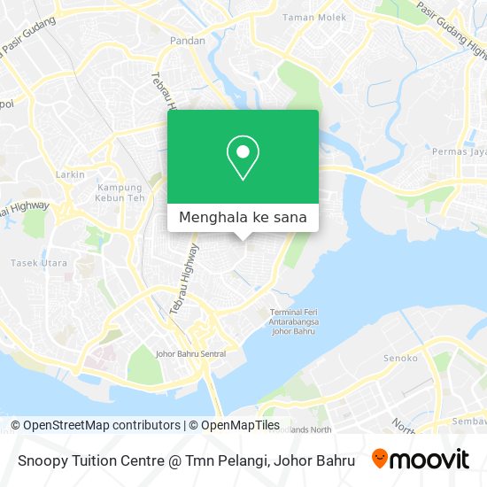 Peta Snoopy Tuition Centre @ Tmn Pelangi