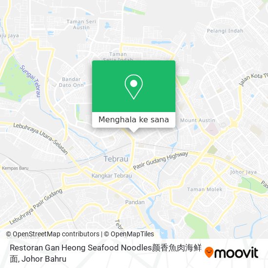 Peta Restoran Gan Heong Seafood Noodles颜香魚肉海鲜面