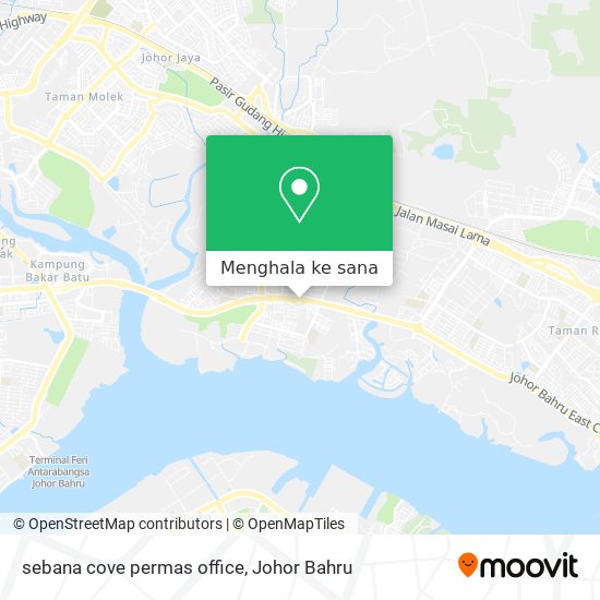 Peta sebana cove permas office