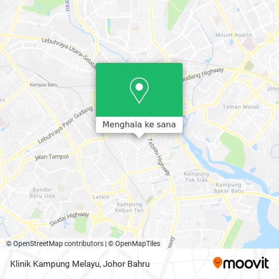 Peta Klinik Kampung Melayu