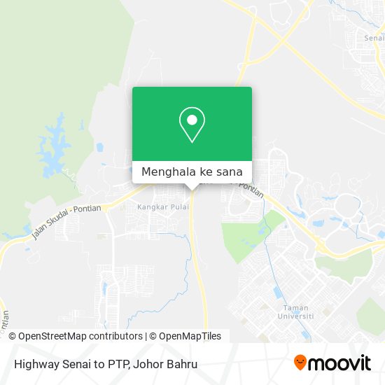 Peta Highway Senai to PTP