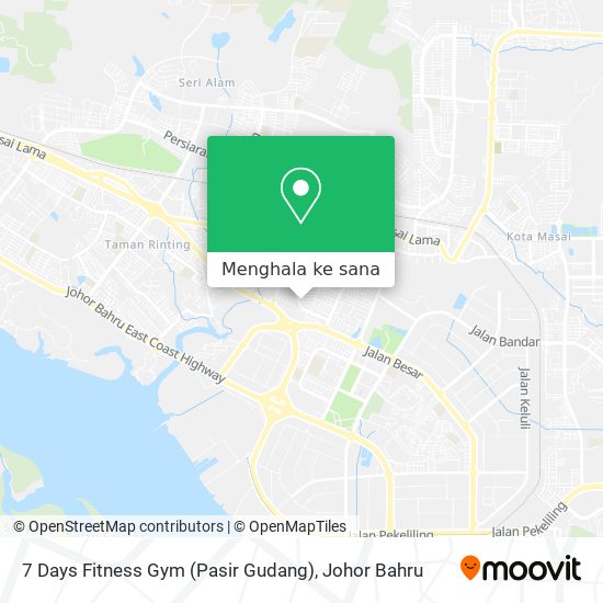 Peta 7 Days Fitness Gym (Pasir Gudang)