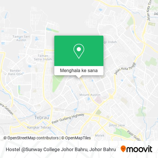 Peta Hostel @Sunway College Johor Bahru