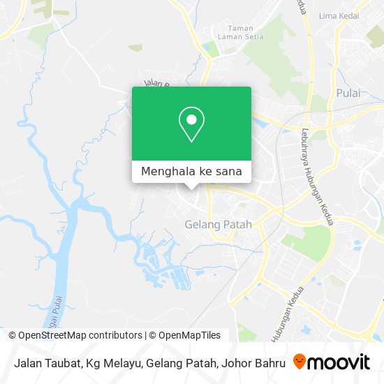 Peta Jalan Taubat, Kg Melayu, Gelang Patah