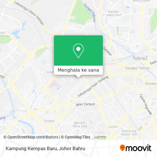 Peta Kampung Kempas Baru