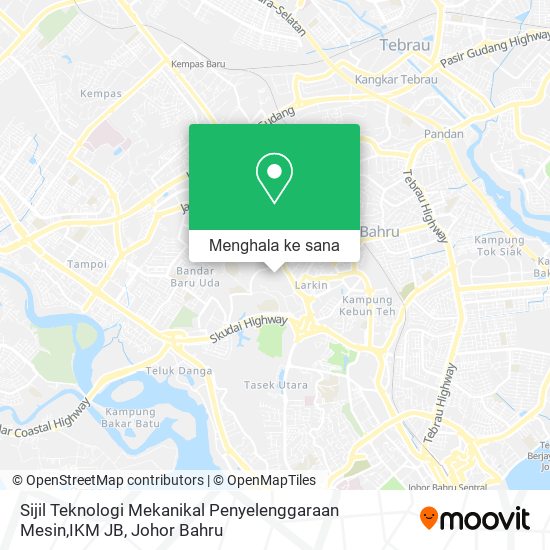 Peta Sijil Teknologi Mekanikal Penyelenggaraan Mesin,IKM JB