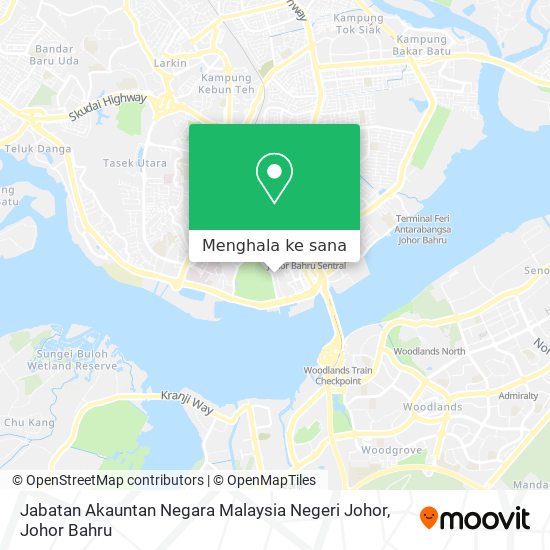 Peta Jabatan Akauntan Negara Malaysia Negeri Johor