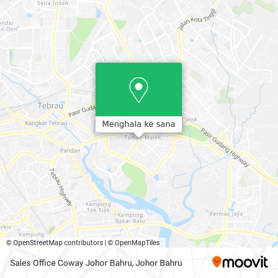 Peta Sales Office Coway Johor Bahru