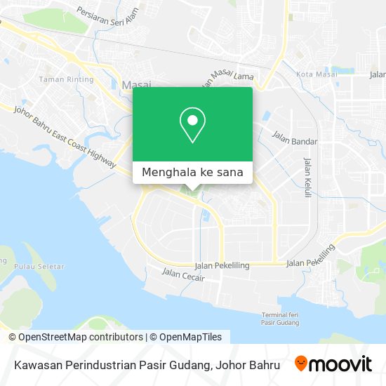 Peta Kawasan Perindustrian Pasir Gudang