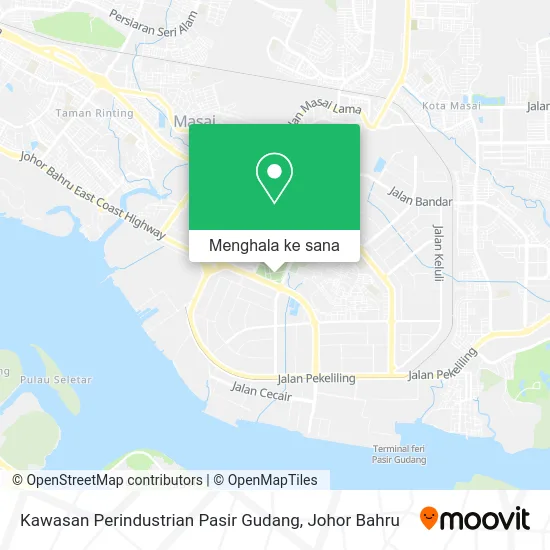 Peta Kawasan Perindustrian Pasir Gudang