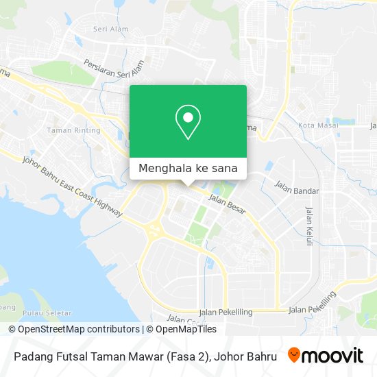 Peta Padang Futsal Taman Mawar (Fasa 2)