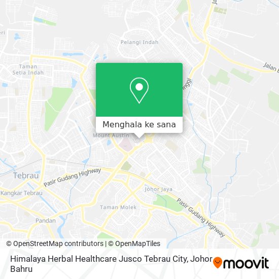 Peta Himalaya Herbal Healthcare Jusco Tebrau City