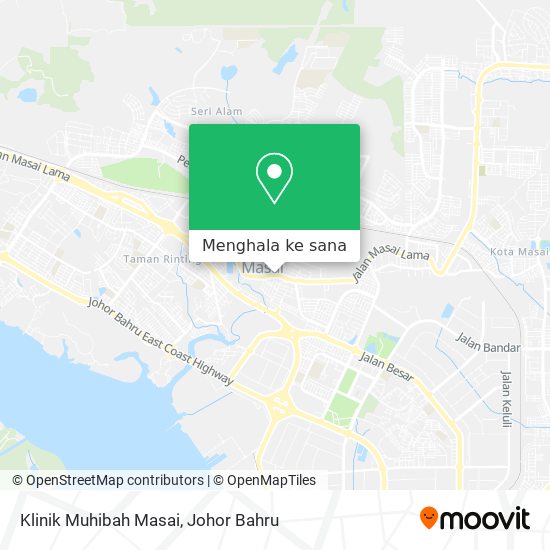 Peta Klinik Muhibah Masai