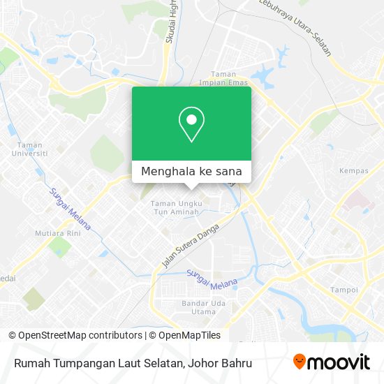 Peta Rumah Tumpangan Laut Selatan