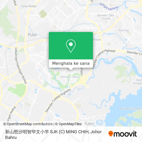 Peta 新山怒沙明智华文小学 SJK (C) MING CHIH