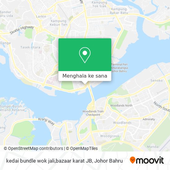 Peta kedai bundle wok jali,bazaar karat JB