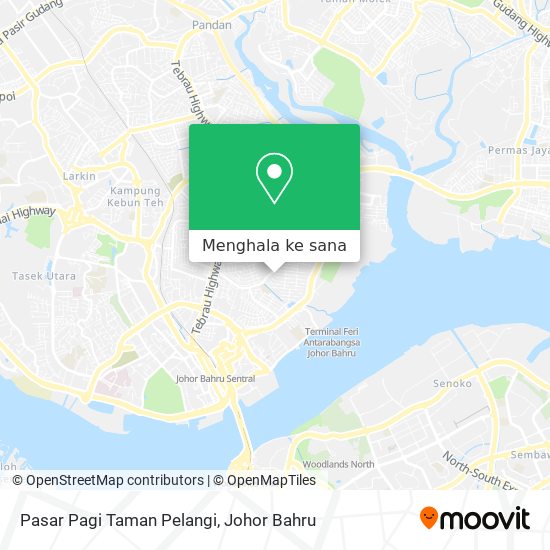 Peta Pasar Pagi Taman Pelangi