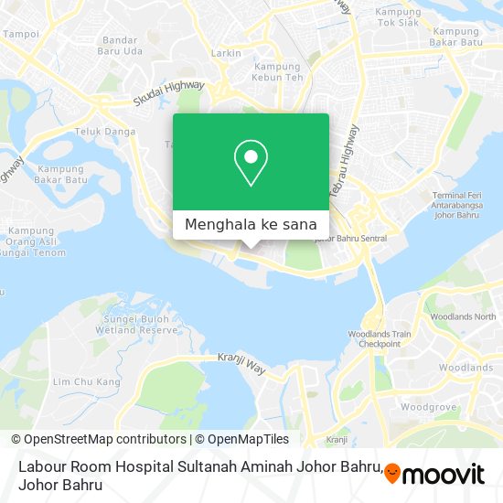 Peta Labour Room Hospital Sultanah Aminah Johor Bahru