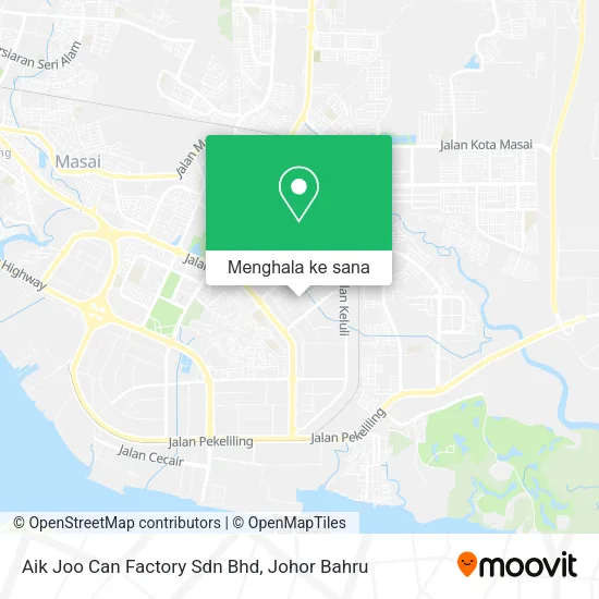 Peta Aik Joo Can Factory Sdn Bhd