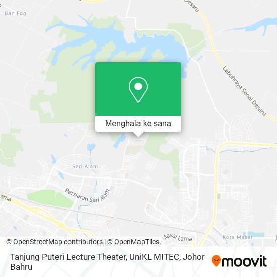 Peta Tanjung Puteri Lecture Theater, UniKL MITEC
