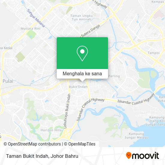 Peta Taman Bukit Indah