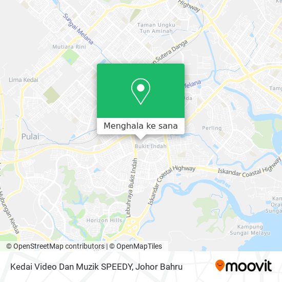 Peta Kedai Video Dan Muzik SPEEDY