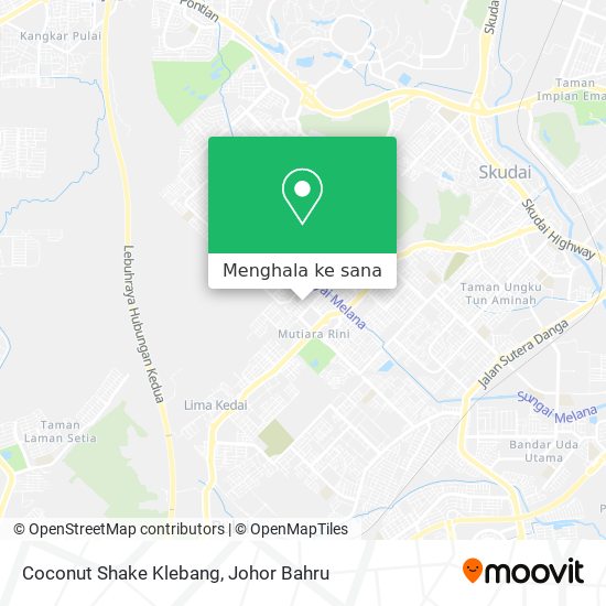 Peta Coconut Shake Klebang
