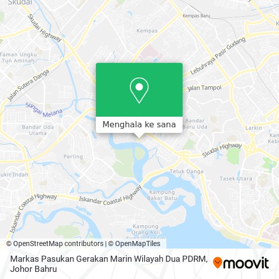 Peta Markas Pasukan Gerakan Marin Wilayah Dua PDRM