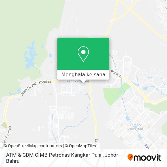 Peta ATM & CDM CIMB Petronas Kangkar Pulai