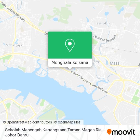 Peta Sekolah Menengah Kebangsaan Taman Megah Ria