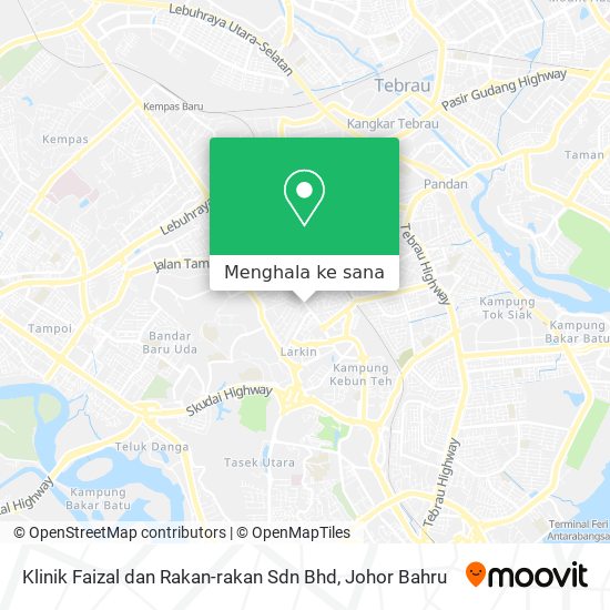 Peta Klinik Faizal dan Rakan-rakan Sdn Bhd
