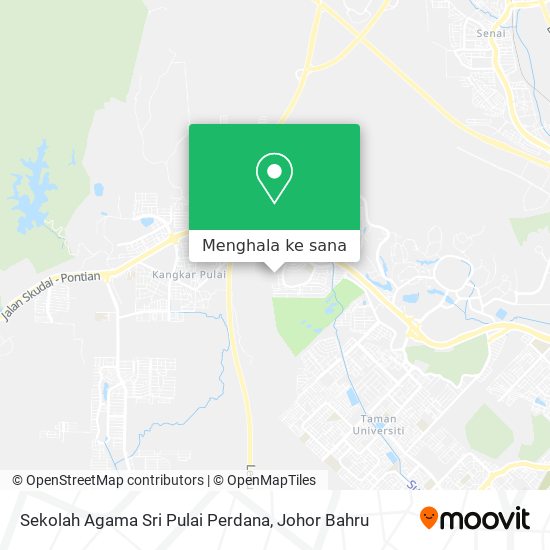 Peta Sekolah Agama Sri Pulai Perdana