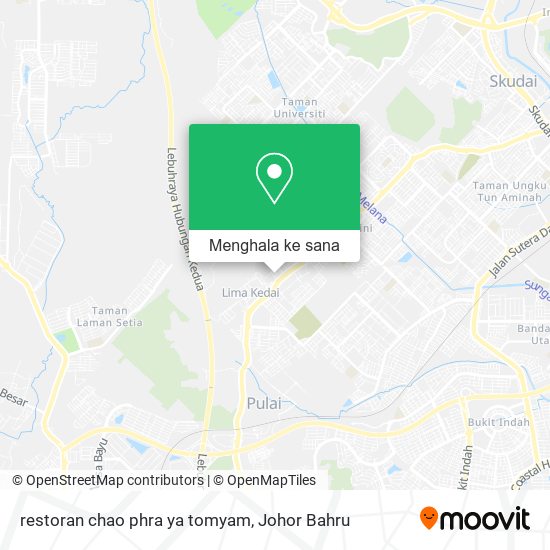 Peta restoran chao phra ya tomyam