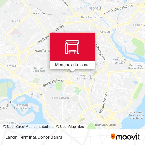 Peta Larkin Terminal