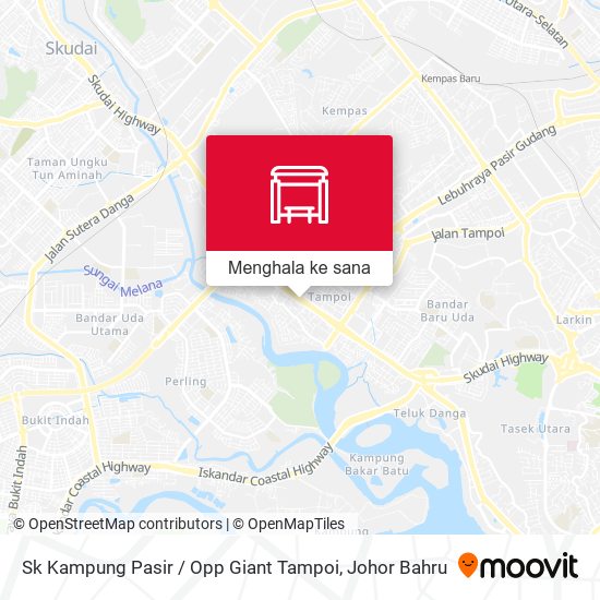 Peta Sk Kampung Pasir / Opp Giant Tampoi