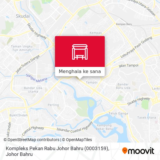 Peta Kompleks Pekan Rabu Johor Bahru (0003159)