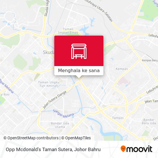 Peta Opp Mcdonald's Taman Sutera