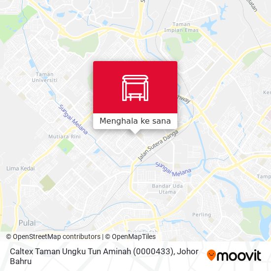 Peta Caltex Taman Ungku Tun Aminah (0000433)