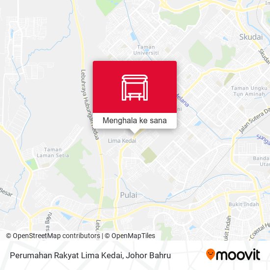 Peta Perumahan Rakyat Lima Kedai